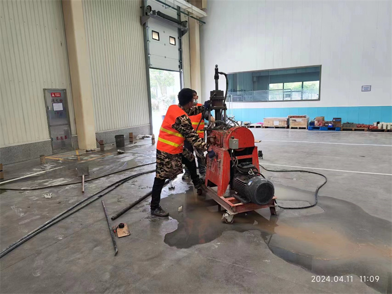 隆德厂房地面下沉塌陷注浆加固施工